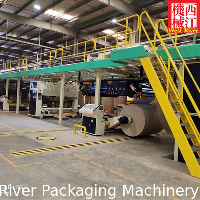 Complete 2 Ply E F G Flute Corrugated Cardboard Carton Box Machine Production Line Micro