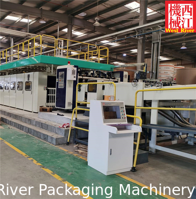 Línea de producción de cartón corrugado 3Ply Eficiente Materia prima Papel Kraft reciclado