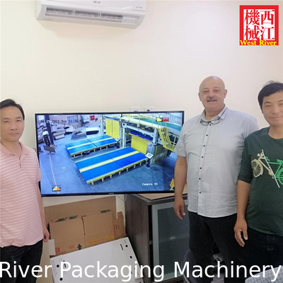 Model Project: Intelligent 3&amp;5Ply Corrugated Cardboard Package Production Line China Newest Technology