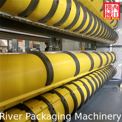 Fully Automatic 5Ply Complete Corrugators Preprint Corrugated Cardboard Production Line