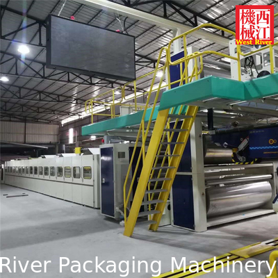 West River Package Machinery 350m/min 3Ply Corrugated Cardboard Production Line Carton Box Making Machine