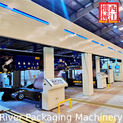 Exported to Europe 5ply Fully Automatic Corrugated Production Line Carton Making Machine