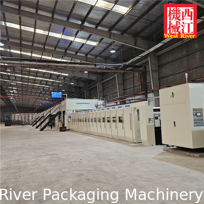 2025 Año NUEVO embalaje de cartón corrugado línea de producción B C E F flautas máquina de West River Company