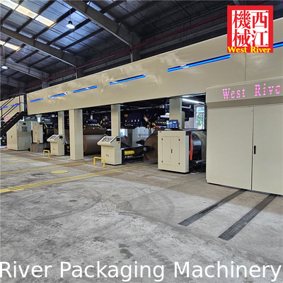 WJ250 7PLY Complete Corrugation Carton Making Machines West River Quality- Mechanical, Tabacoo, Battery, Melon Package
