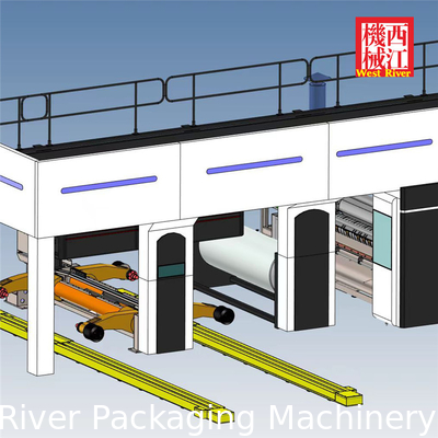 Fully Automatic 5Ply Complete Corrugators Preprint Corrugated Cardboard Production Line
