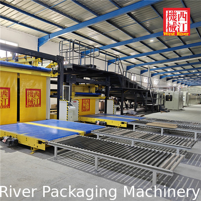 Fully Automatic 5Ply Complete Corrugators Preprint Corrugated Cardboard Production Line