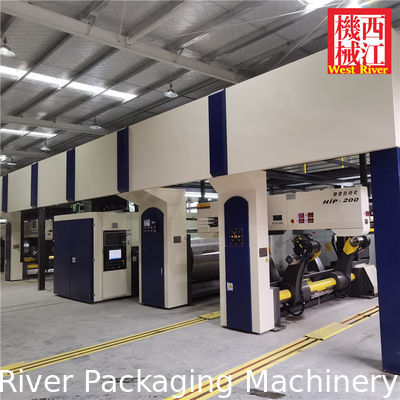 Máquina de cartón corrugado Smart 5.0 2+3+5 capas con preimpresión para envases de agua C'EST BON