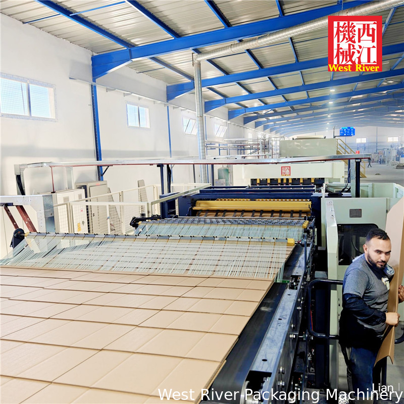 Fully Automatic 5Ply Complete Corrugators Preprint Corrugated Cardboard Production Line