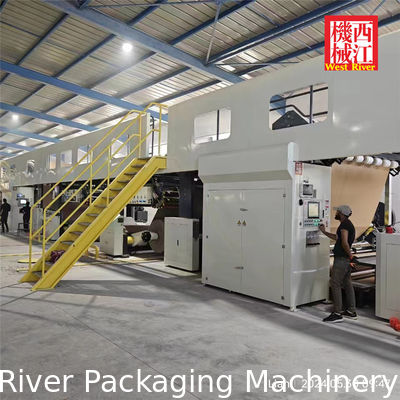 Tipo de casete totalmente automático con cara única. Corrugador automático de vacío interno para la línea de cartón de corrugado 100-400m/min.