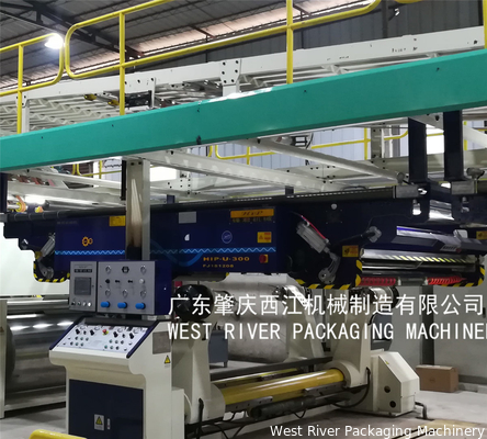 Encoladora de papel auto | Máquina que empalma de papel acanalada de la velocidad, 150-350m/min