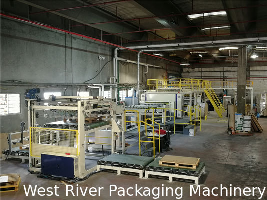 Máquinas de Corrugación de Doble Capa de Una Sola Cara -- Apilador Automático Completo de Equipos de Cartón Corrugado