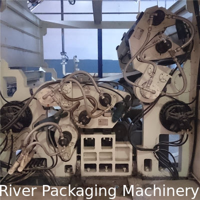 Control Hidráulico de Cambio Rápido Tipo Interior de Vacío Corrugación Corrugada de Una Sola Cara | Equipos para Fabricación de Cartón